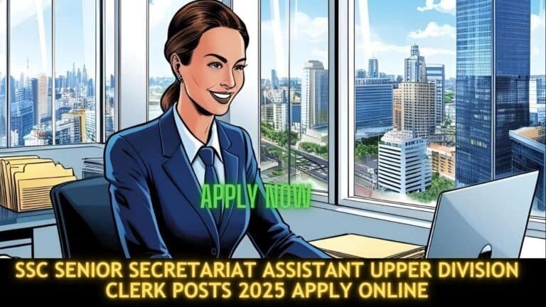 SSC Senior Secretariat Assistant