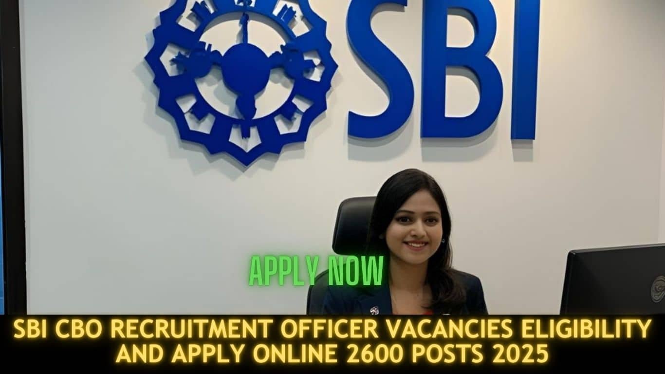 SBI CBO Recruitment Officer