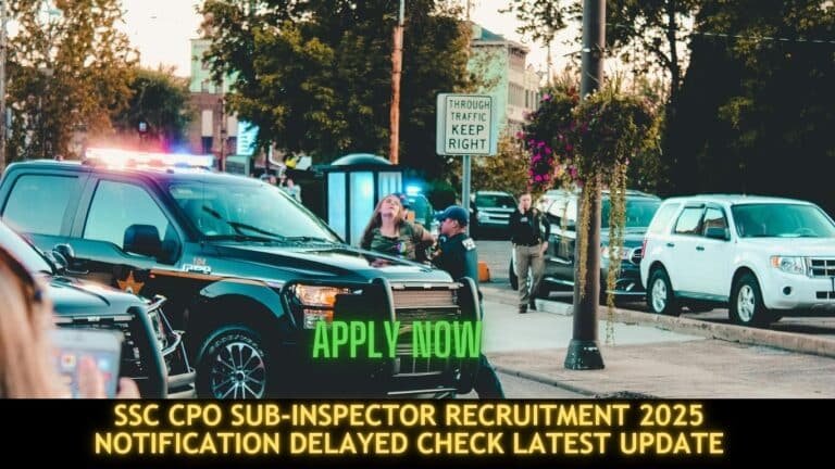 SSC CPO Sub Inspector